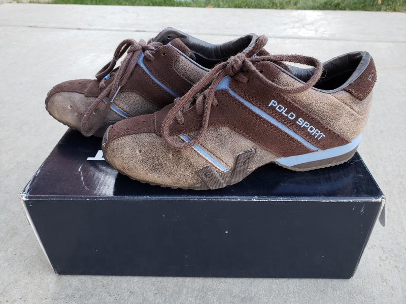 Ralph Lauren Polo Sport Tennis Shoes - size 6