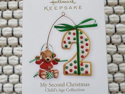 *NEW* Hallmark Keepsake Ornament My 2nd Christmas