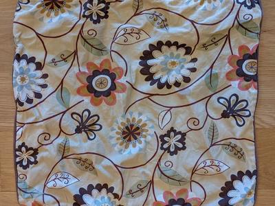 Whimsical Floral Pillow Cover