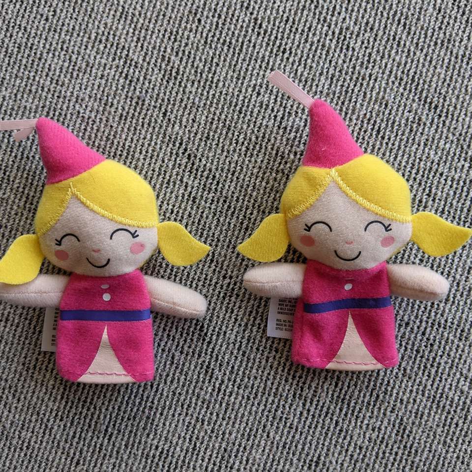 Two Princess Finger Puppets