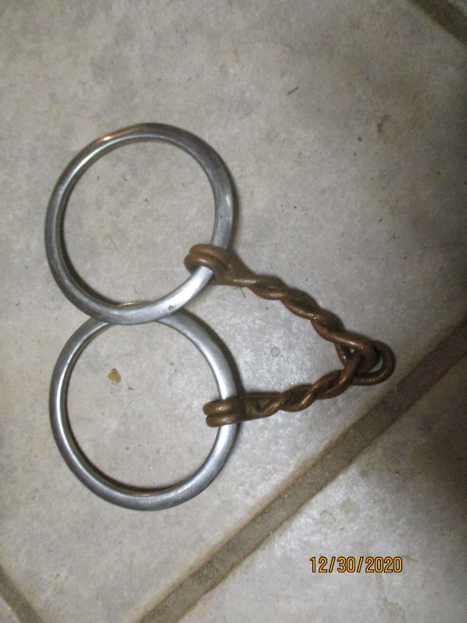 Twisted Copper Loose Ring Snaffle