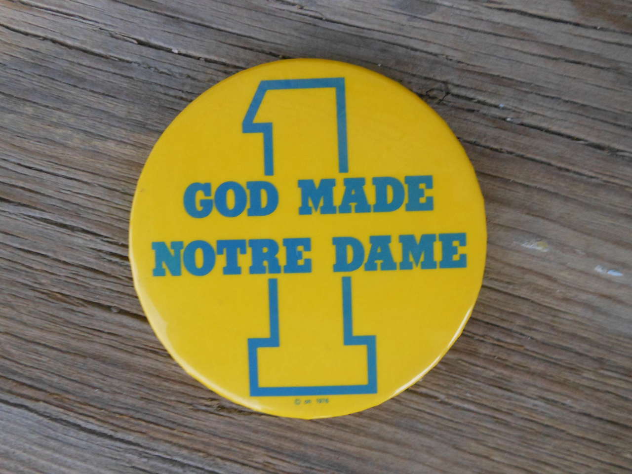 Vintage Notre Dame Pin