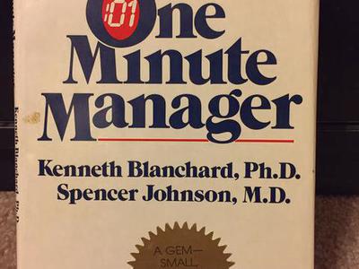 The one minute manager Hardback book $1.00
