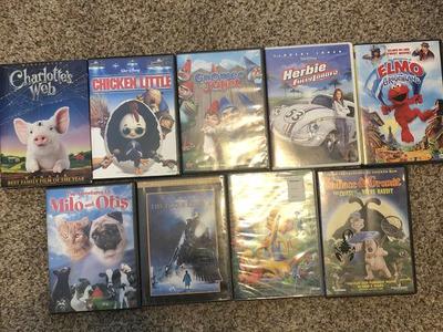 Miscellaneous G rated DVD’s $5.00 each