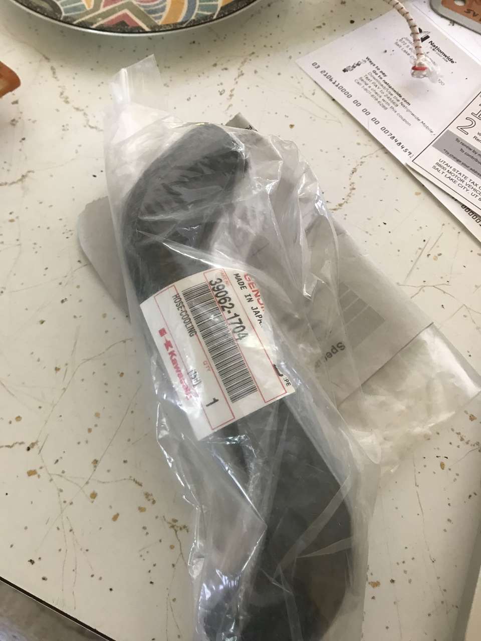 ZRX1100 ZRX1200 cooling hose