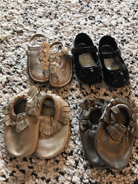 Size 4 (12-18 Month) Girl Moccasin