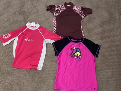 Girls Size 14/16 Rash guards