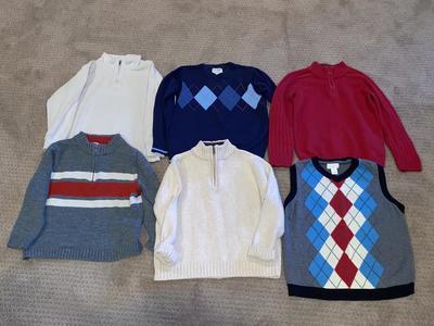 Boys Size 7 Sweater Set