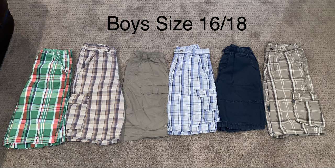 Boys Size 16/18 Shorts Set