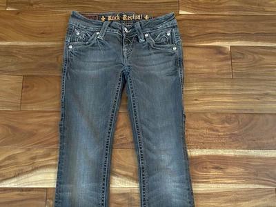 Size 26 Rock Revival Black Jeans Women