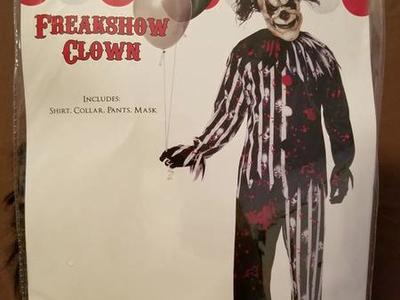 Adult clown costume & Ninja turtle costume