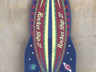 Pottery Barn Retro Rocket Decor & Cork Board