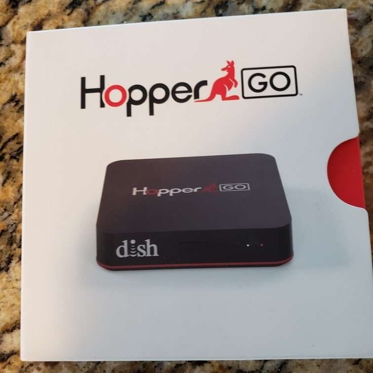 DISH Hopper Go and 2 remotes