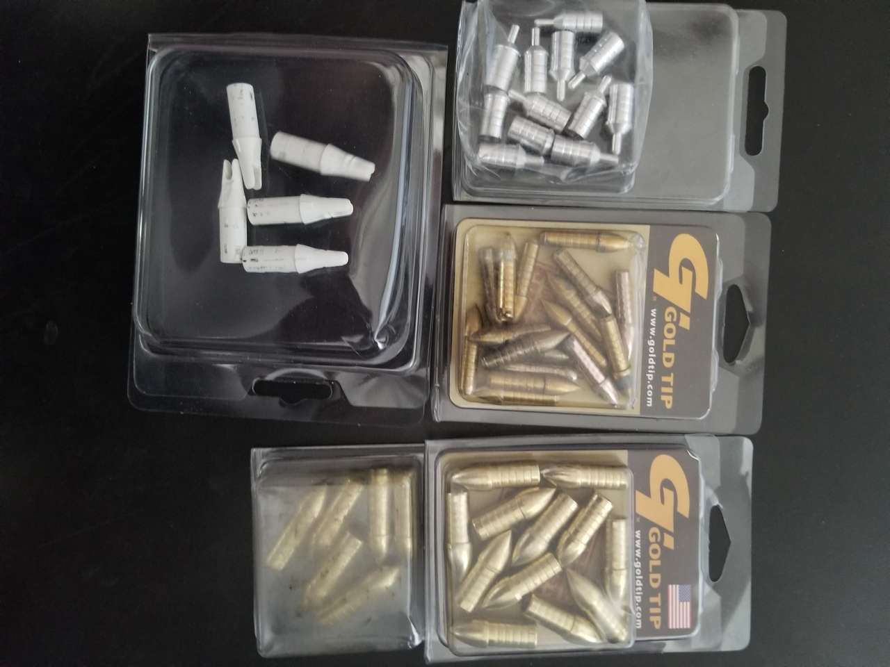 GOLD TIP TARGET POINTS, PINS, AND NOCKS