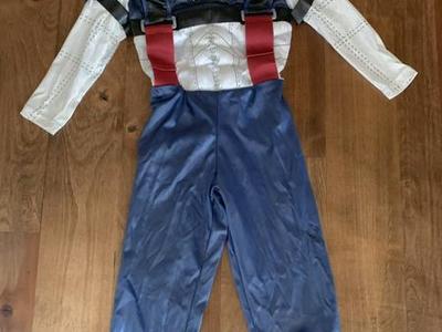 Captain America Costume Size Small Kids