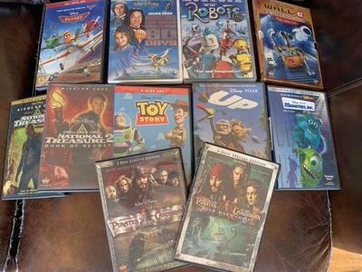 Disney DVDs Toy Story, Monsters, Planes Up