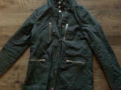 The Zenana Coat Khaki Green