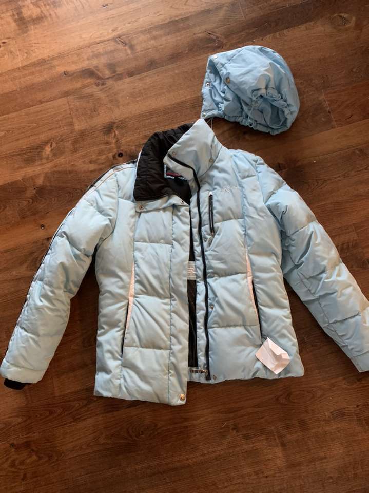 Warm Winter Coat Size Small Turquoise