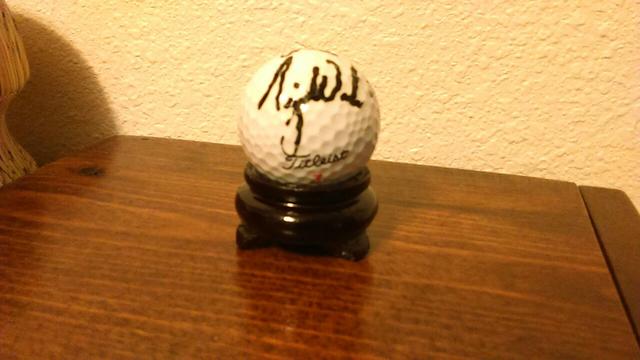 Cougar Classic, Tiger Woods signed before pro