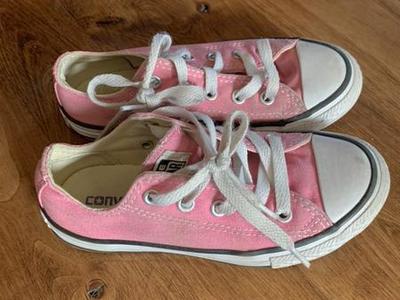 Kids Pink Converse Shoes Size 12