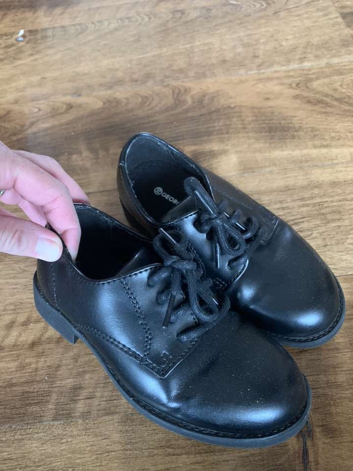 Size 10 Black Boys Dress Shoes