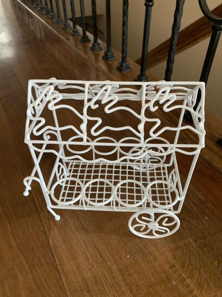 Metal Easter Egg Cart