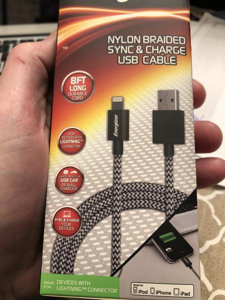 Nylon braided Sync & Charge USB Cable