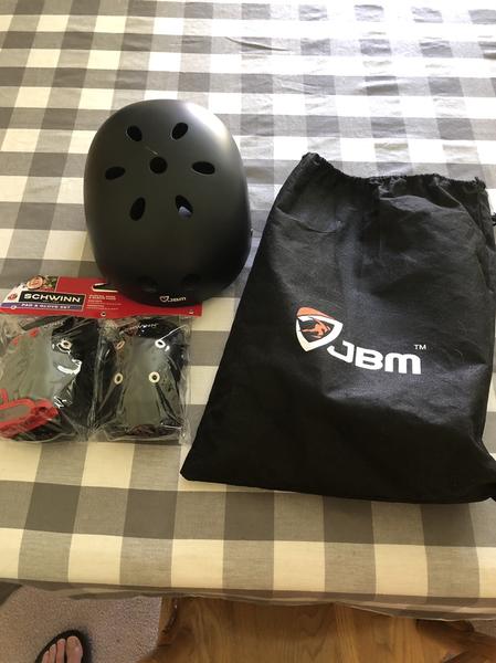 JBM Skateboarding/BMX Helmet + Knee/ElbowPads-NEW!