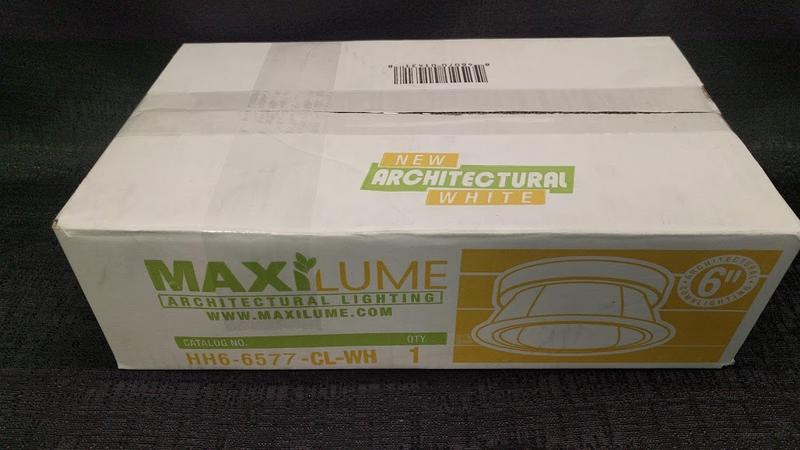 MaxiLume 6 inch Reflector Trim (white) **Less Than 1/2 Price**