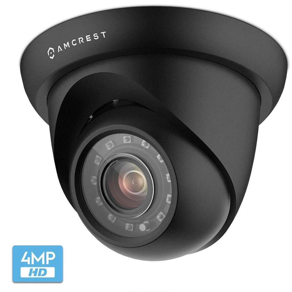 *More Than 75 percent off* Amcrest UltraHD 4MP or 1080P or 720P Outdoor Security Cameras, Night Vision, 2.8mm Lens, Black
