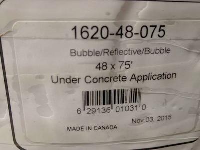 Ultra CBF Concrete Barrier Foil 48 in by 75 feet