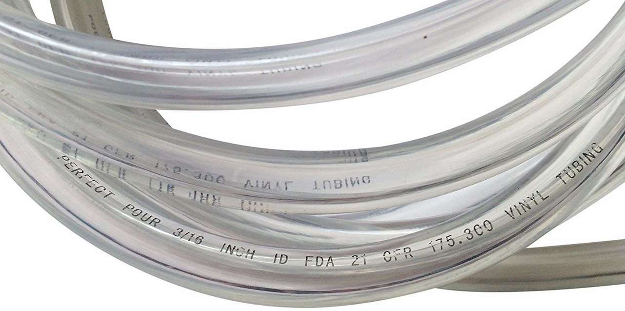 3/16 in ID 7/16 OD Clear Vinyl Tubing Multi-use
