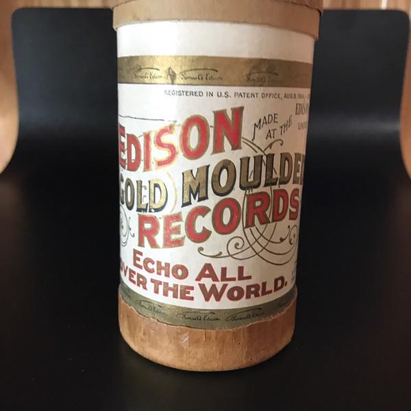 Thomas Edison Gold Moulded Record