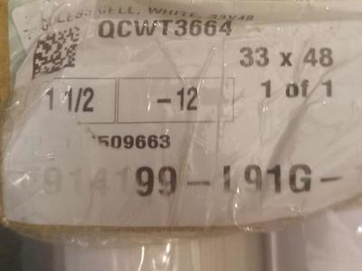 White Cordless Cellular Shade in White - 33" X 48"