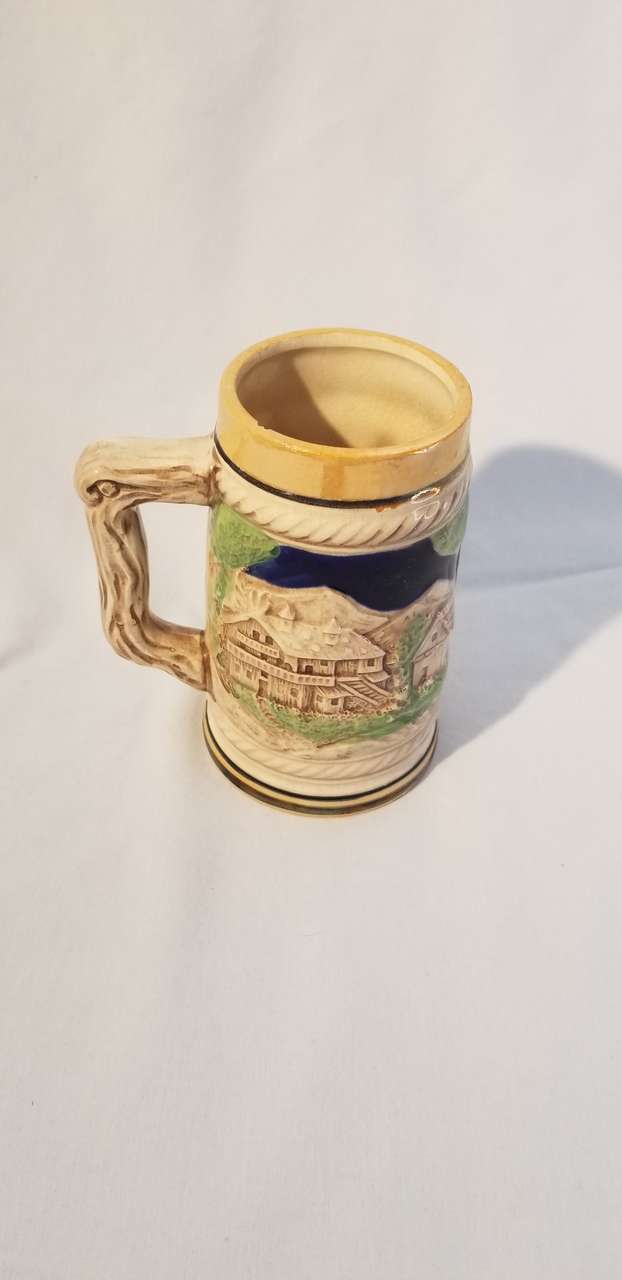 Vintage Beer Stein - Chips and some crazing. See photo's