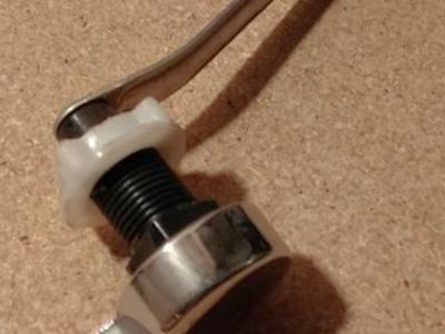 ** New Toilet chrome handle, sturdy metal **