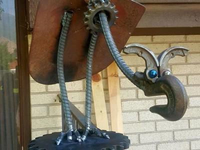 Metal art yard decorations