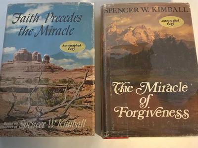 SIGNED Spencer W Kimball Hardcovers