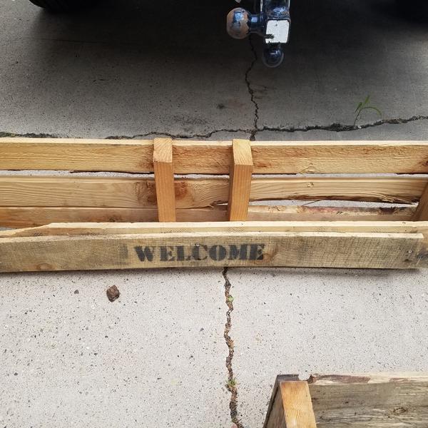 Country Rustic Style Wood Welcome