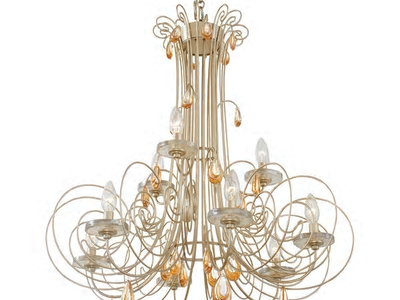 NEW VARALUZ ELYSSE 9 LIGHT CHANDELIER - (RETAILS: $979)