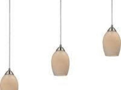 NEW ELK LIGHTING FAVELA 3 LIGHT CHANDELIER (RETAILS: $620)