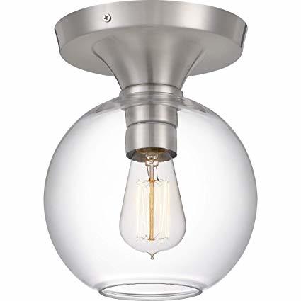 NEW QUOIZEL HAWLEY FLUSHMOUNT LIGHT (RETAILS: $99.99)