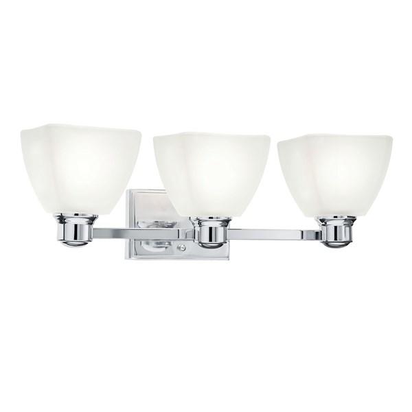 NEW CHROME 3 LIGHT VANITY LIGHT