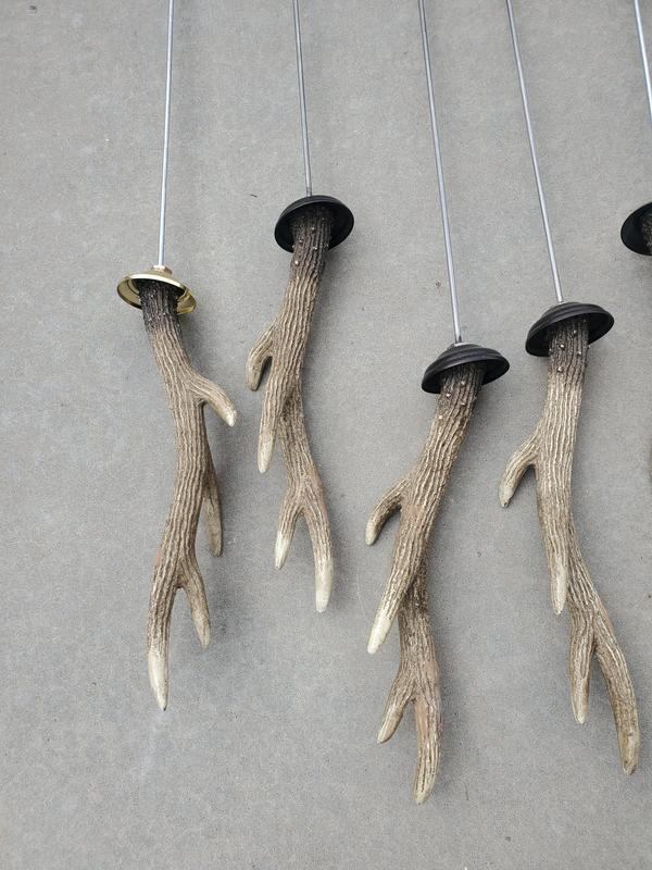 HANDMADE GOURMET ANTLER HOTDOG AND MARSHMELLOW STICKS (3 AVAILABLE)