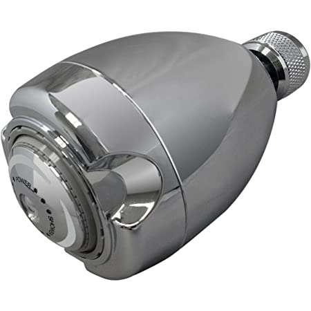 NEW CHROME EARTH MASSAGE SHOWERHEAD (40 AVAILABLE) RETAILS : $18.94 EACH