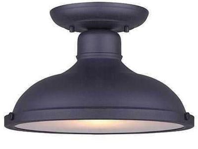 NEW BLACK SEMI FLUSH OUTDOOR CHANDELIER