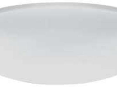 NEW LITHONIA WHITE FLUSHMOUNT LIGHT (RETAILS: $29.96)