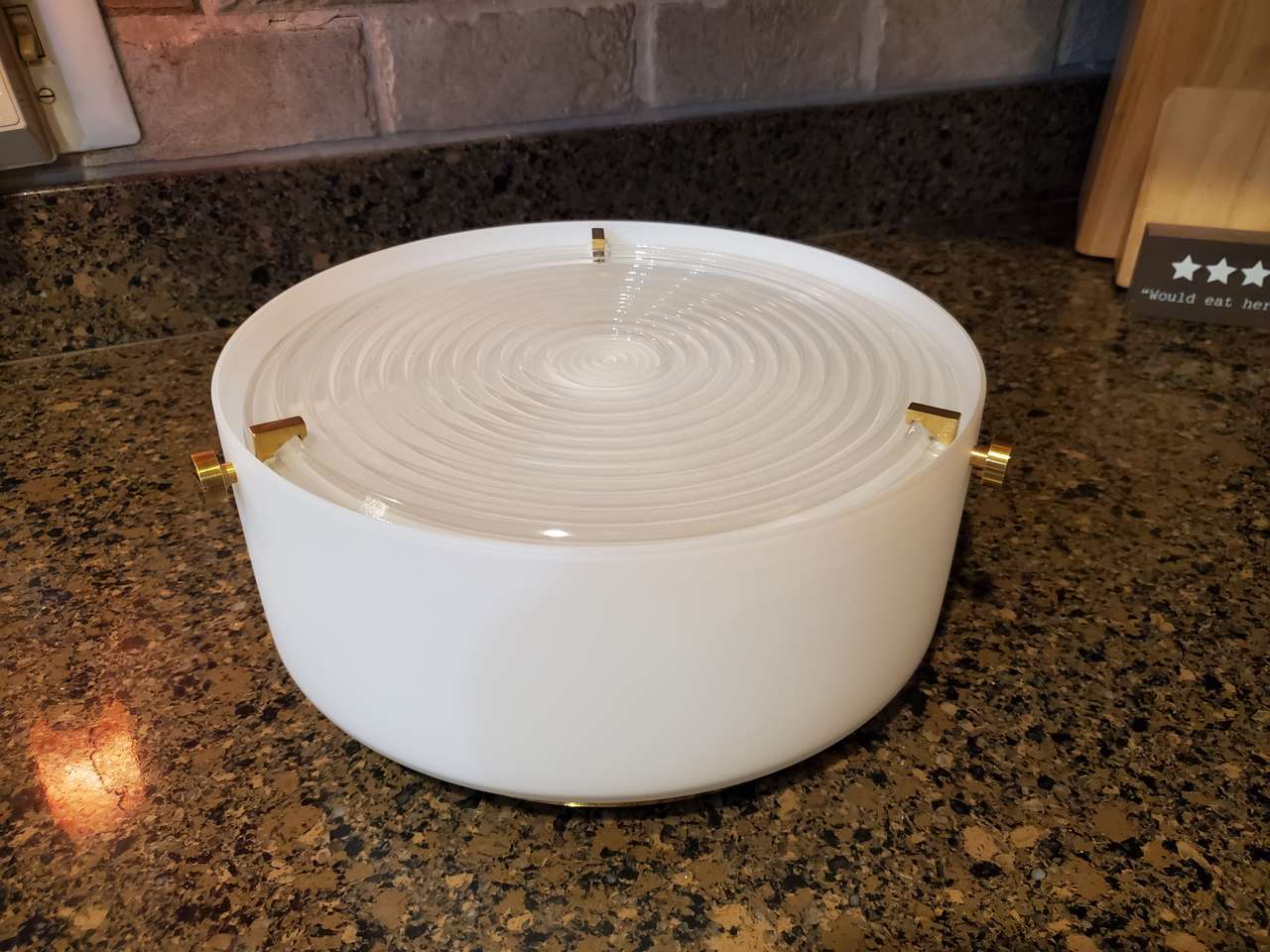 NEW WATERWORKS PHOEBE LED BRASS FLUSHMOUNT LIGHT (2 AVAILABLE) - RETAILS: $770 EACH)