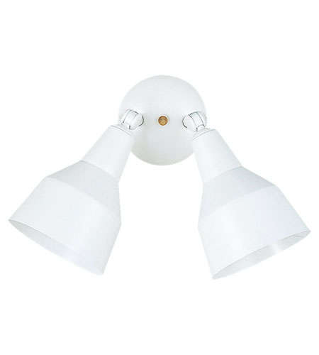 NEW SEA GULL WHITE OUTDOOR 2 FLOOD LIGHT (2 AVAILABLE) - RETAILS: $83.96 EACH