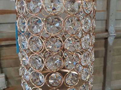 NEW LARGER ROSE GOLD CRYSTAL PENDANT LIGHT (3 AVAILABLE)